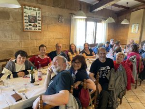 Comida en el restaurante A Olla (Colungo)