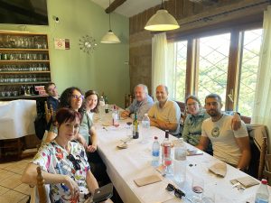 Comida en el restaurante A Olla (Colungo)
