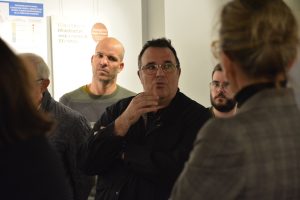 Acto inaugural. Visita guiada a la exposición. Intervención de Miguel Ángel Saz, subdirector del Instituto Universitario de Investigación en Ciencias Ambientales de Aragón (IUCA) de la Universidad de Zaragoza e investigador del grupo Clima, Agua, Cambio Global y Sistemas Naturales