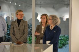 Acto inaugural. Acto inaugural. (izda. a dcha.) Pilar Pina, Vicerrectora de Política Científica; María Martínez, Directora General de Calidad Ambiental del Gobierno de Aragón; María Jesús Fernández, Jefa de la Oficina Técnica de Gobierno del Dato del Ayto de Zaragoza.