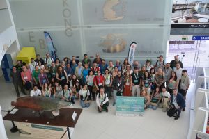 Fotografía de grupo. Acuario de Zaragoza.